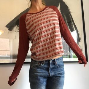 Adorbs Delia’s looking striped baseball tee